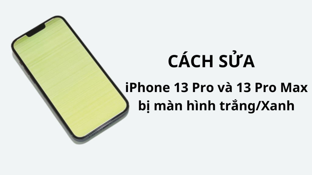 Sửa Lỗi Xanh Màn iP 13Promax 