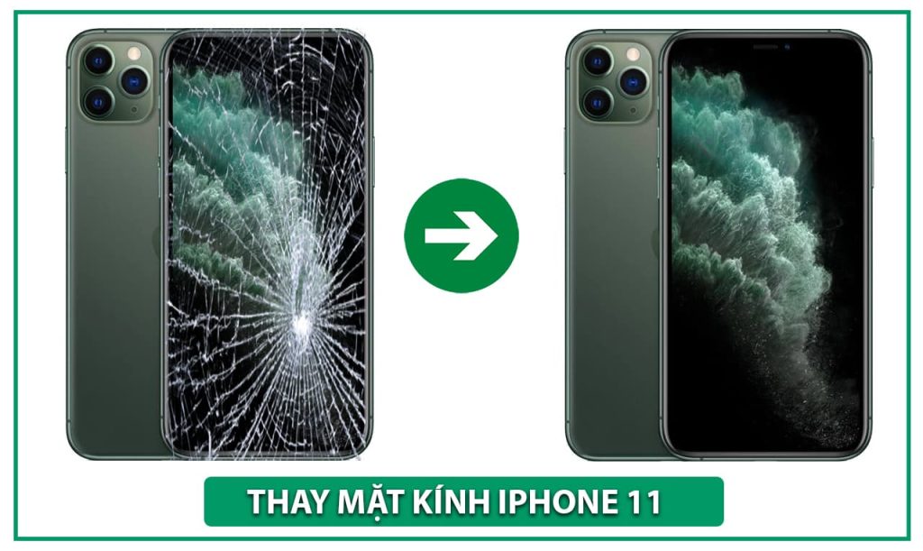Thay mặt kính iPhone 11 Pro Max