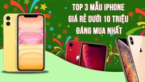top 3 mau iphone gia re