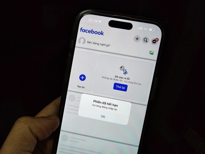 Facebook và Messenger lỗi trên tất cả hệ thống