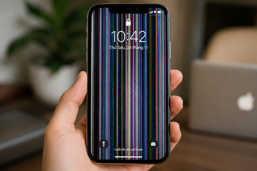 Màn hình iPhone Bị Sọc Có Sửa Được Không? Nguyên Nhân Và Cách Khắc Phục 2026 1 Màn Hình iPhone Bị Sọc Có Sửa Được Không? Nguyên Nhân Và Cách Khắc Phục