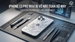 iPhone 13 Pro Max bị vỡ nát máy có cứu được dữ liệu không? | Tâm Đức Mobile